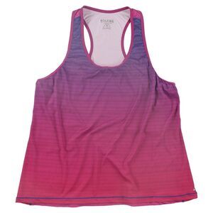 SOLFIRE Womens Stretch Your Limits Racerback Tank Top, Pink, NWT